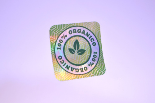 Holograma 100% Organico / Sello / 330 Pzs 15mm Color Holografico