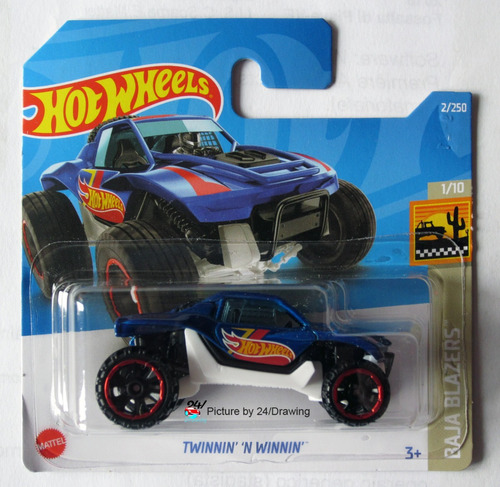 Hot Wheels - |/10 - Twinnin' 'n Winnin - 1/64 - Hct80