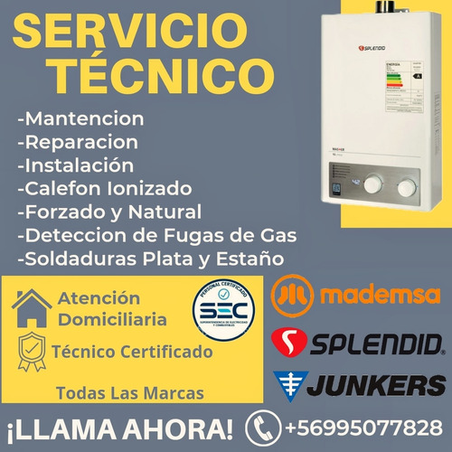 Servicio Técnico Calefon Ionizados 