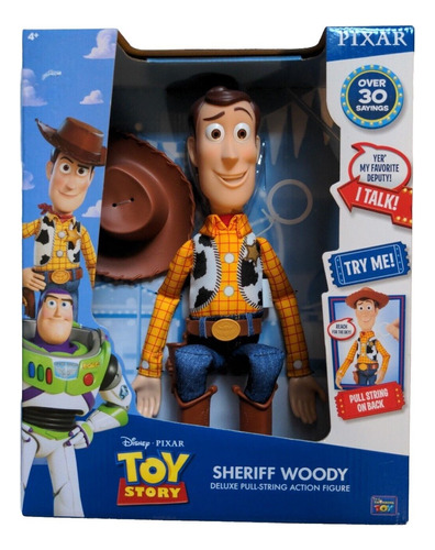 Sheriff Woody 30 Frases Figura De Lujo Toy Story 4 Parlante