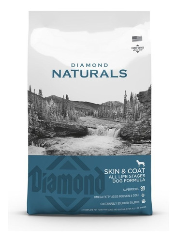 Diamond Naturals Skin And Coat , Salmón ,15 Kg, Envío Gratis