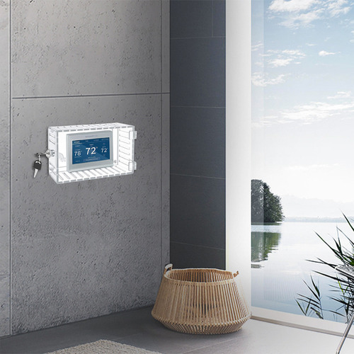 Caja de seguridad universal para termostato Z con Keyclear Lar Color Clear