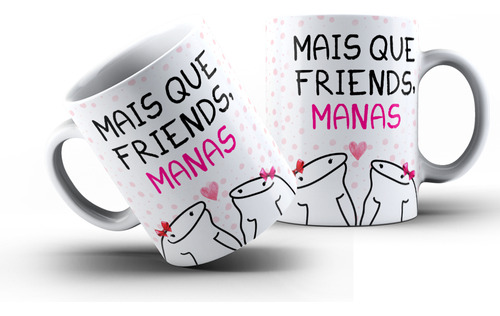 Caneca Xícara Flork Meme Bento Frases Divertida E Debochada Cor Mod. 67