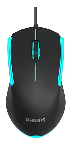 Philips Mouse G314 Gaming 3 Botones Usb Luces Rgb Spk9314