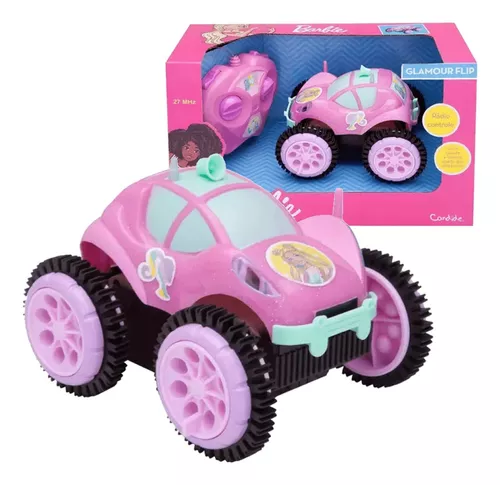 Carrinho De Brinquedo Controle Remoto Barbie Fashion Driver - N/A