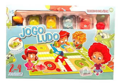 Jogo Tabuleiro Ludo Dama 2x1 Estratégia Clássico - Envio 24h