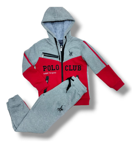 Conjunto De Pants Y Sudadera Para Niño Long Beach Polo Club