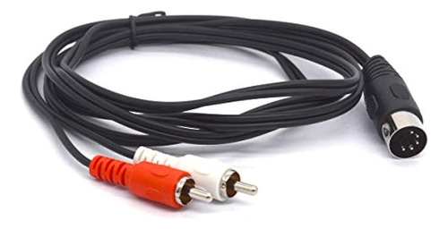 Cable Midi De 5 Pines A Rca, Conector Macho Din De 5 Pines A