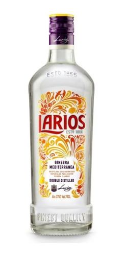 Gin Larios 700ml. Con Estuche - Importada De España