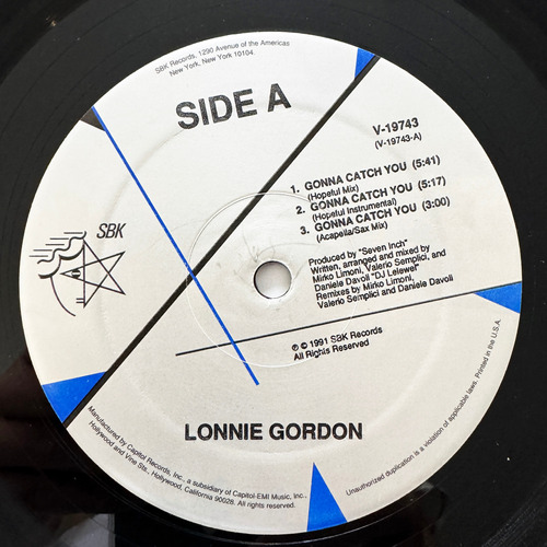 Lonnie Gordon - Gonna Catch You (new Remixes) - Vinilo Ex/nm