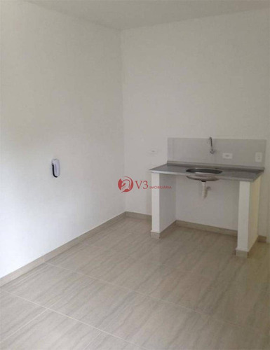 Kitnet Com 1 Dormitório Para Alugar, 20 M² Por R$ 910,00/mês - Chácara Seis De Outubro - São Paulo/sp - Kn0003