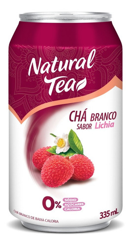 Chá Branco C/ Lichia Natural Tea 335ml Lata