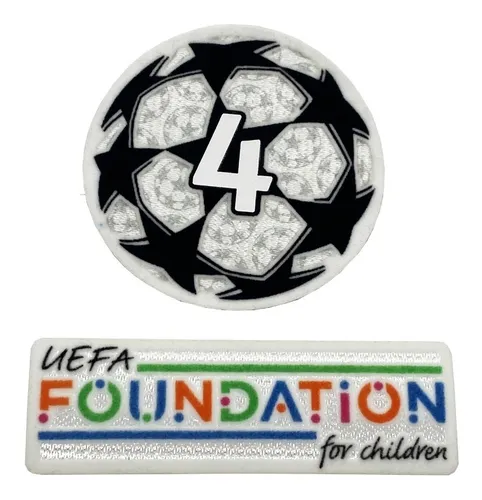 comprar Set Parches Champions League 4 Copas 2021 - 2022