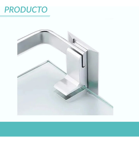 Estante Para Baño Vidrio Organizador Ducha Repisa Doble