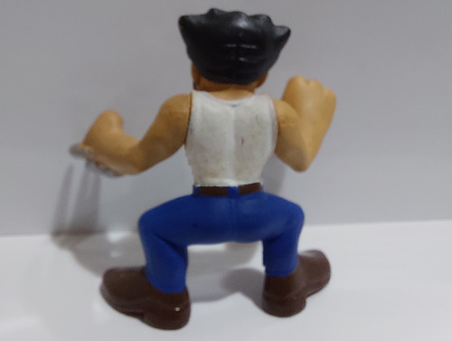 Wolverine Logan White - Marvel Super Hero Squad - Hasbro (Usado)
