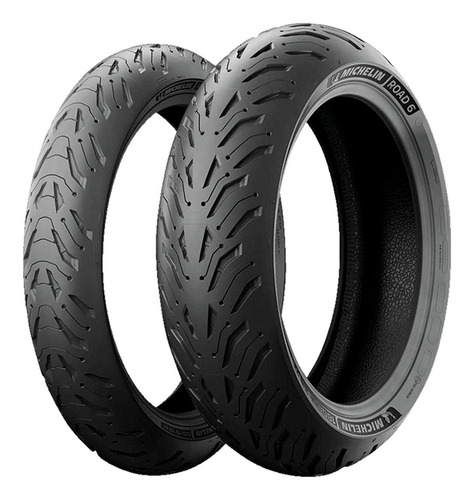 Par Pneu 120/70-17 + 190/50-17 Lançamento Michelin Road 6 Gt
