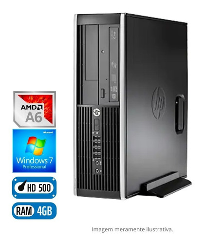 Desktop Hp Compaq Pro 6305 Amd A6-5400b 3.6ghz 500gb 4gb W7