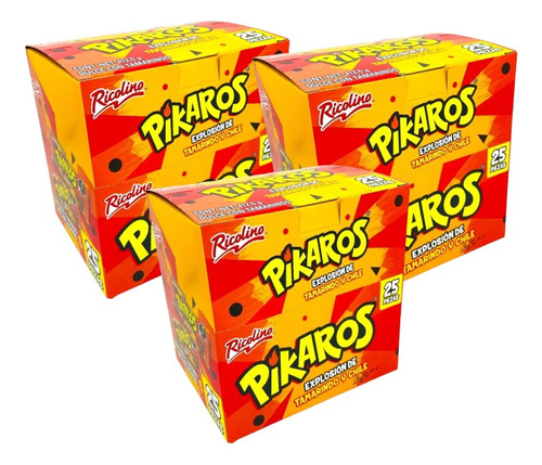 Dulce De Tamarindo 75 Pz Pikaros Ricolino