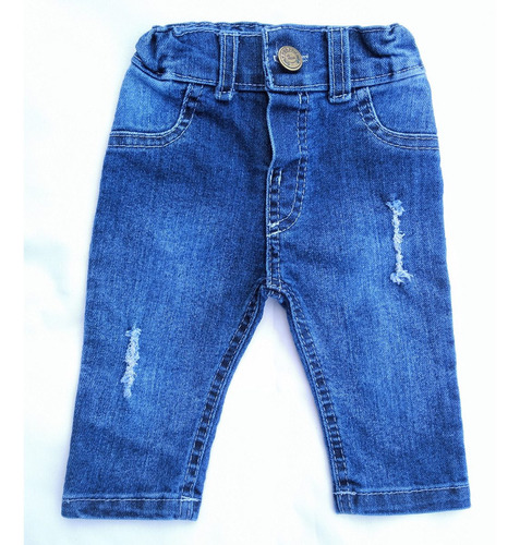 Jeans Tiki Infantil Beba Azul Talles 0 Al 3