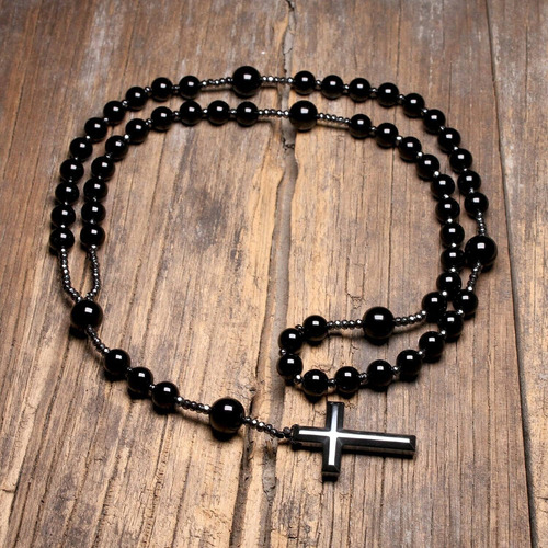 - Collares Con Forma De Rosario De Cristo Católico Con