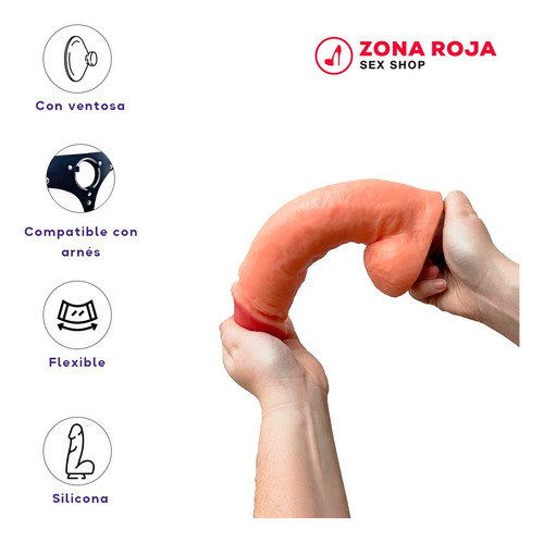 Plug Estaca Anal Con Ventosa Para Arnes Sexshops