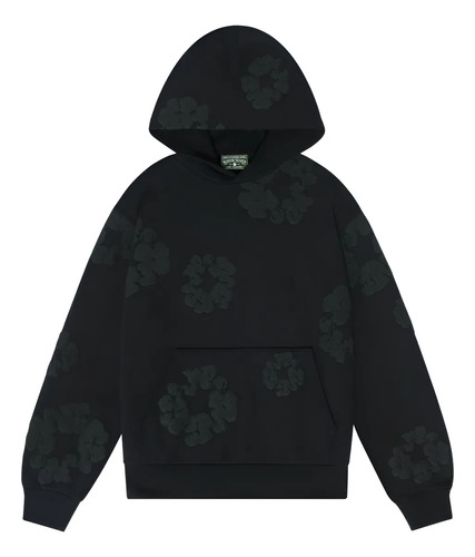 Buzo Denim Tears - Monochrome Cotton Wreath Sweatshirt