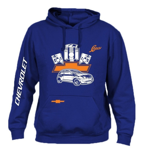 Sudadera Mod Chevrolet Chevy Estampado En Reflejante