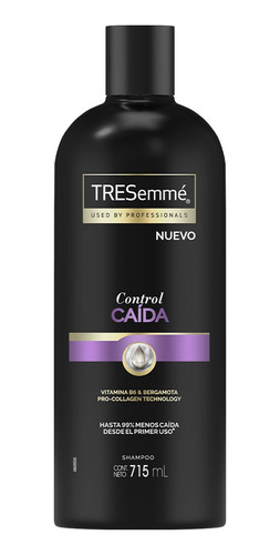 2 Pzs Tresemme Shampoo Control Caida 715ml