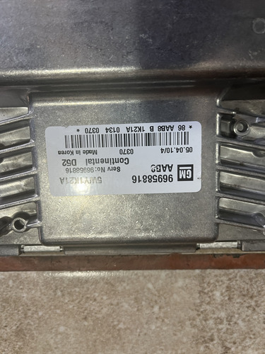 Computadora Chevrolet Spark 1.21 16v 2010-2018 Nueva Origina