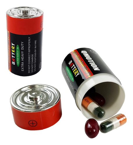 Falsa D Battery Safe - (2 Paquetes) Baterías De Aspecto Real
