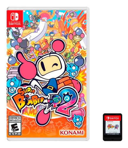 Jogo Super Bomberman R2 Nintendo Switch Mídia Física