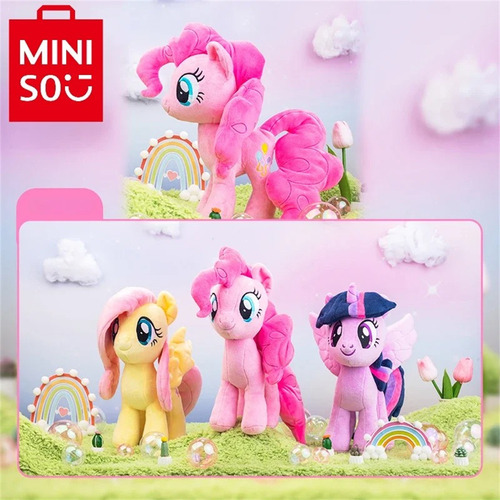 Boneca De Pelúcia Miniso My Little Pony Pinkie Pie, Presente