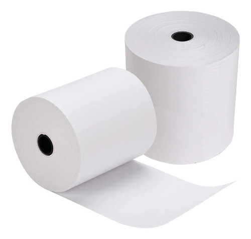 Rollos Papel Térmico 80x70 Impresora Blanco