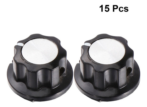 Kit De Potenciómetro De 15 Piezas De Perillas De Interruptor