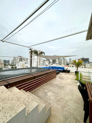 Penthouse En Alquiler Amueblado En Paraiso