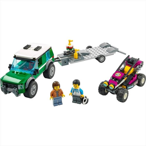 Lego City Furgoneta Transporte Del Buggy De Carreras 60288