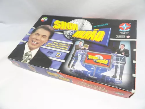 Jogo Tabuleiro Show Do Milhão Estrela Silvio Santos Completo