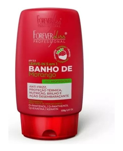 Forever Liss Cronograma Banho De Morango 4x1 Pós Quim