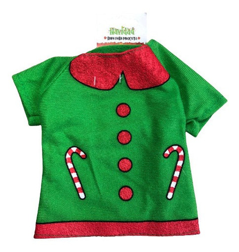 Disfraz Duende Elfo Navidad Mascota Perros Talla 1 18-24cm