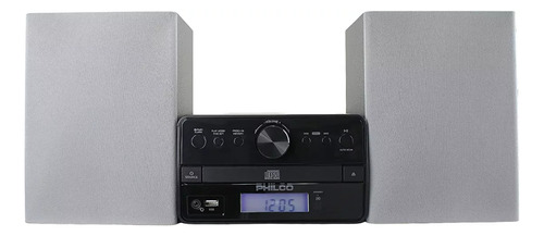 Minicomponente Philco Pes3515-bk Gris Y Negro Con Bluetooth
