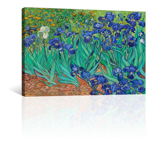 Cuadro Canvas Pintura Arte Lirios Por Vincent Van Gogh