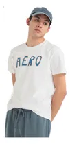 Comprar Playera Aeropostale Cuello Redondo Para Hombre Blanco