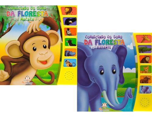 Coleção Conhecendo Os Sons Da Floresta - 2 Vol, De Blu Editora., Vol. 1. Editorial Kit De Livros, Capa Mole Em Português, 2015