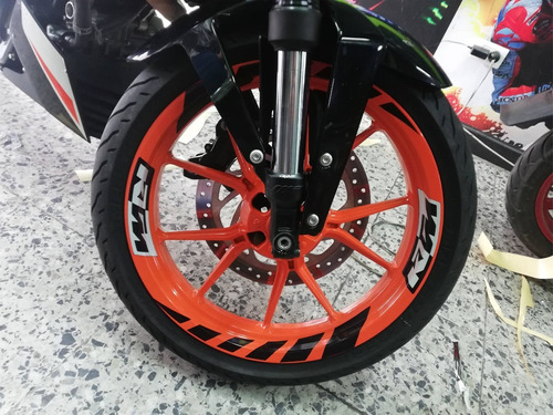 Calcomanias Decorativas Para Rin Naranja Ktm Duke Y Otras