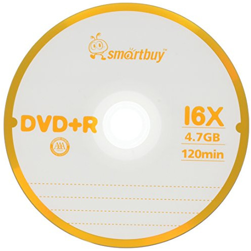 Paquete De 100 Dvd+r 4.7 Gb 16x Logo Datos Blanco Pelí...