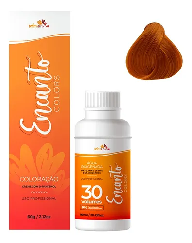 Kit Beleza Ruiva Encanto Colors 8.4 E Oxigenada 30vol 9%