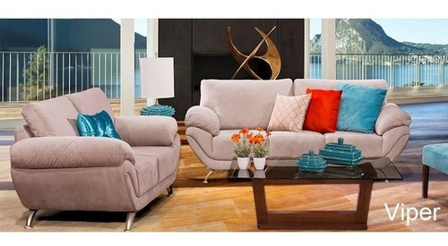 Imagen 2 de 4 de Sofa 3 Plazas Viper - Crema Këssa Muebles