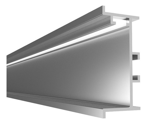 Perfil Tirador Gola Led Tipo C 3mt Aluminio 313