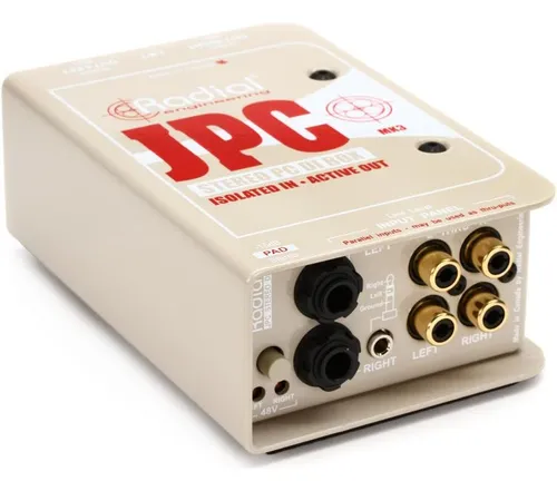 Radial Jpc/ Caja Directa Estereo Para Fuentes Nivel De Linea