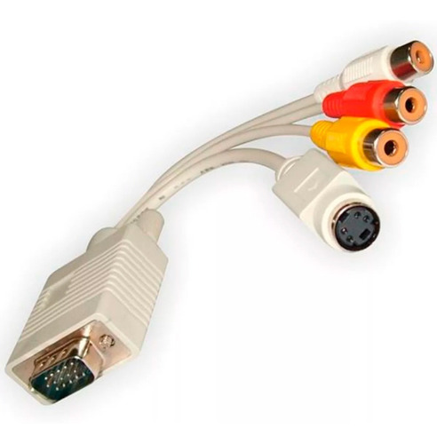 Cable Vga M A Rca O S-video Nisuta Ns-cvgrc Con Audio